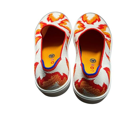 Rothy's The Kids Sneaker Flames Slip On Flats Shoes Big‎ Kid Size 4 - Picture 5 of 9